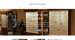 Desktop Screenshot of matuseyecare.com